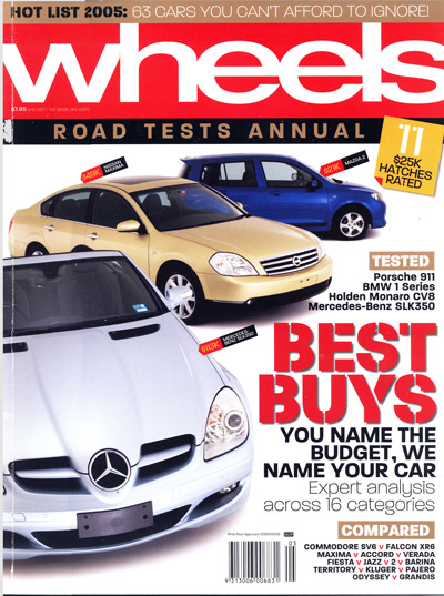 Wheels 2005 Road Test Annual